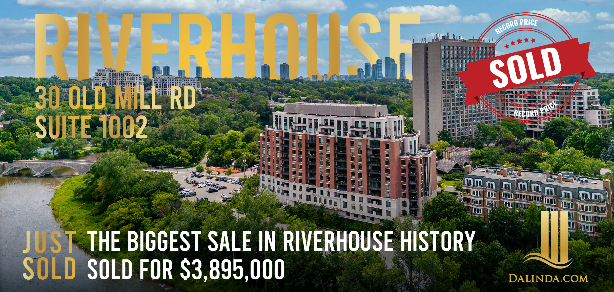 SOLD: Riverhouse, 30 Old Mill Road, Suite 1002
