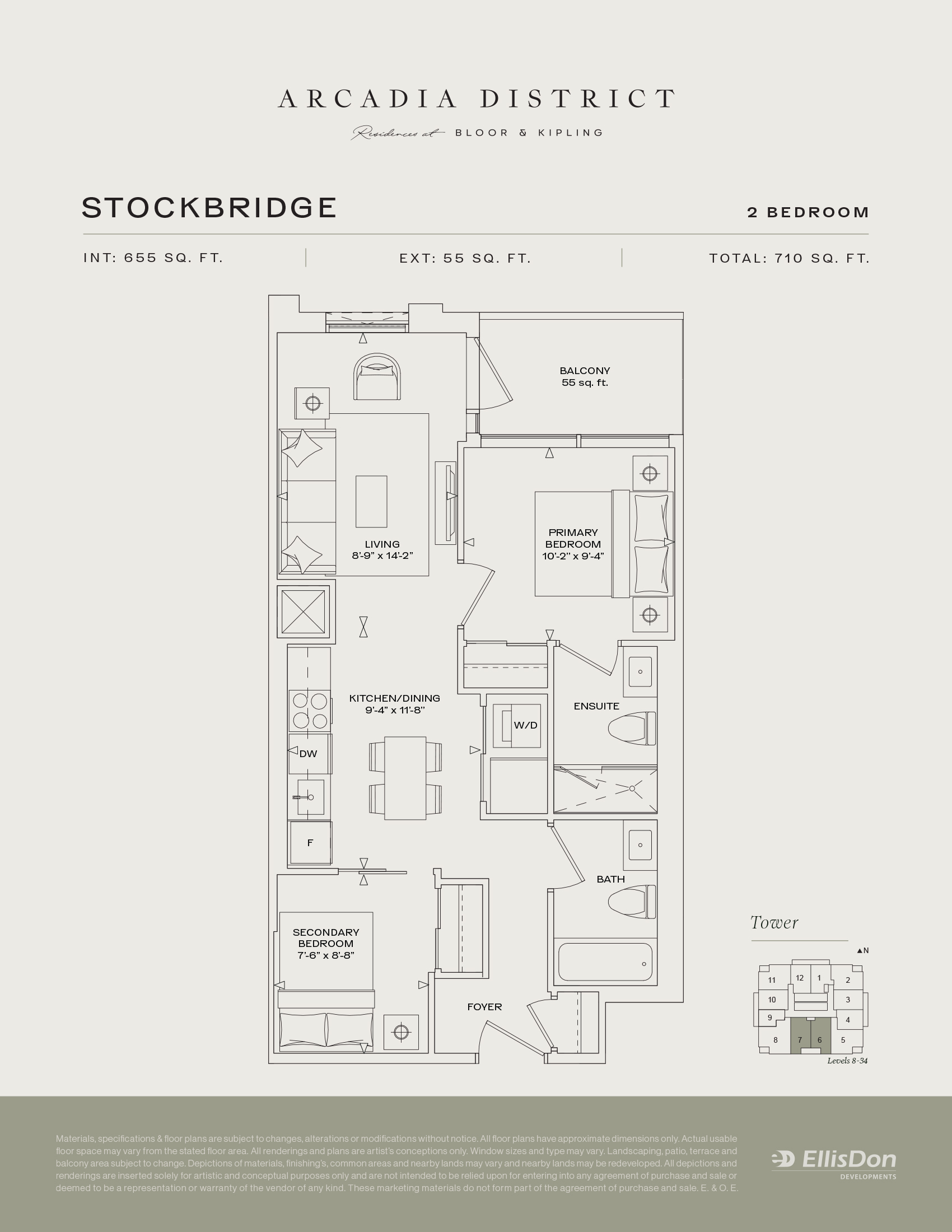 Arcadia District - Suite Stockbridge Floorplan