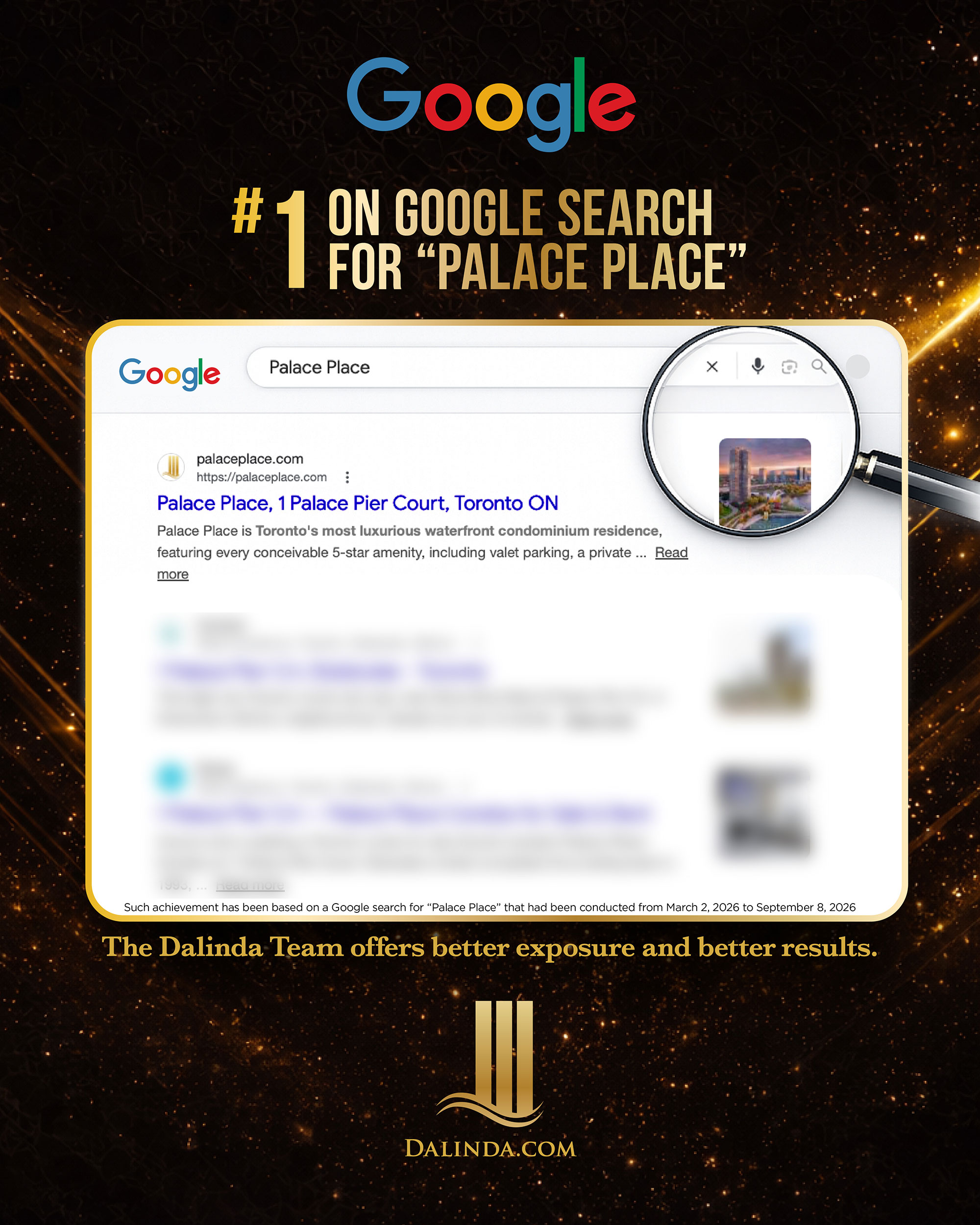 #1 Google Search Palace Place