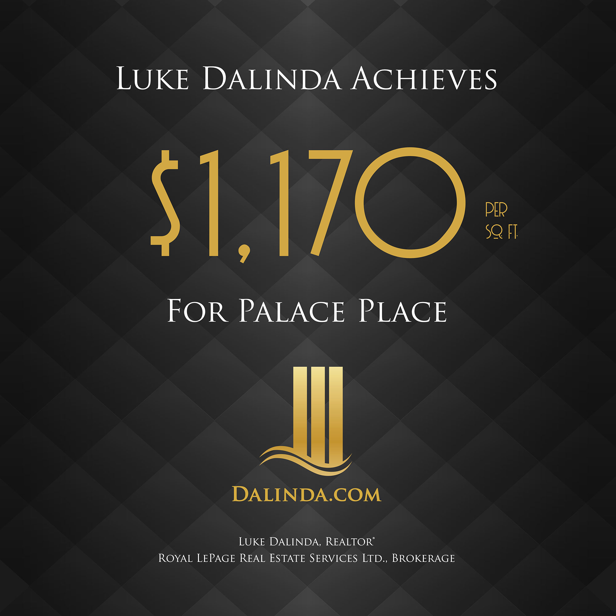 Luke Dalinda Acheives $1168