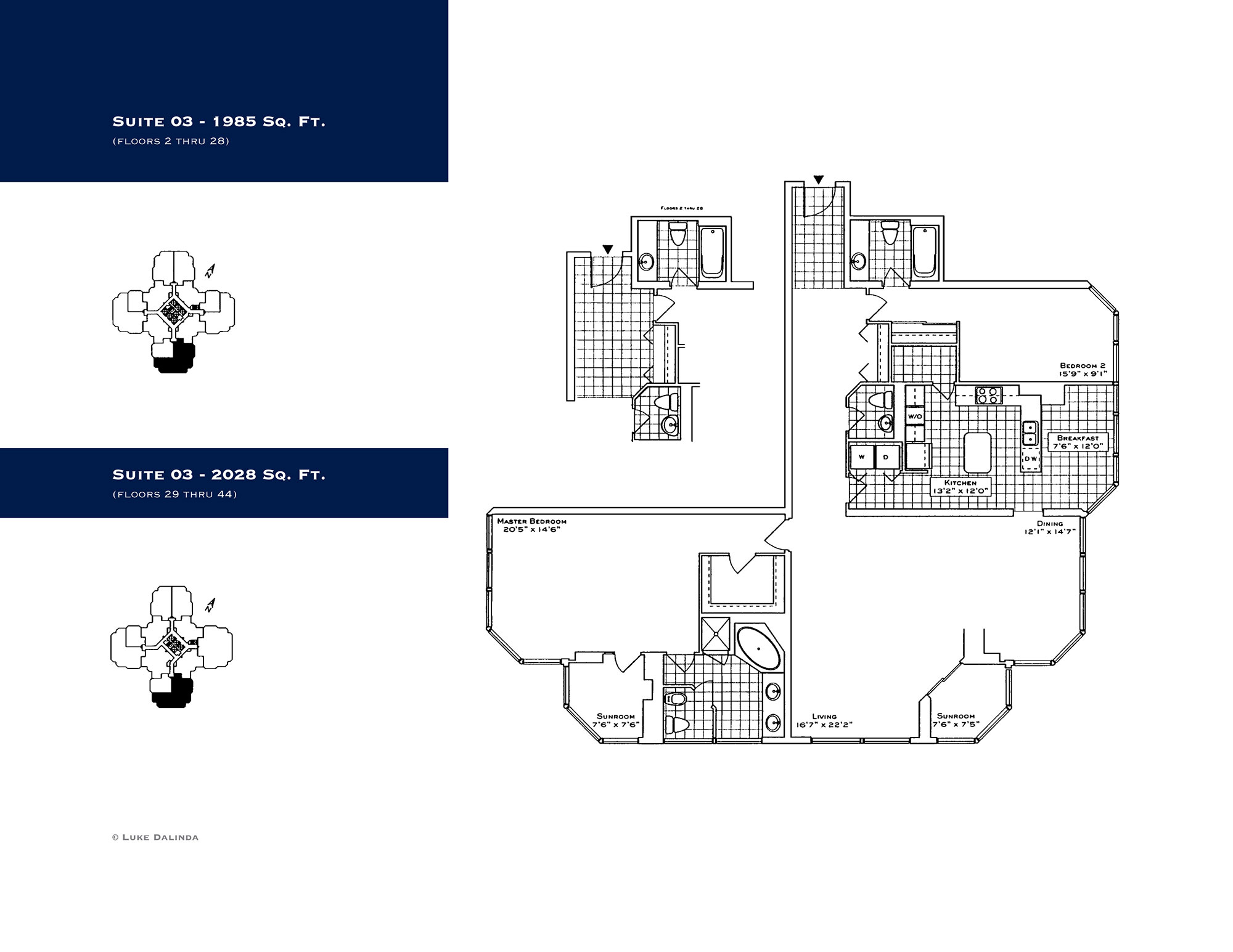 Palace Place Suite 1503 Floor Plan