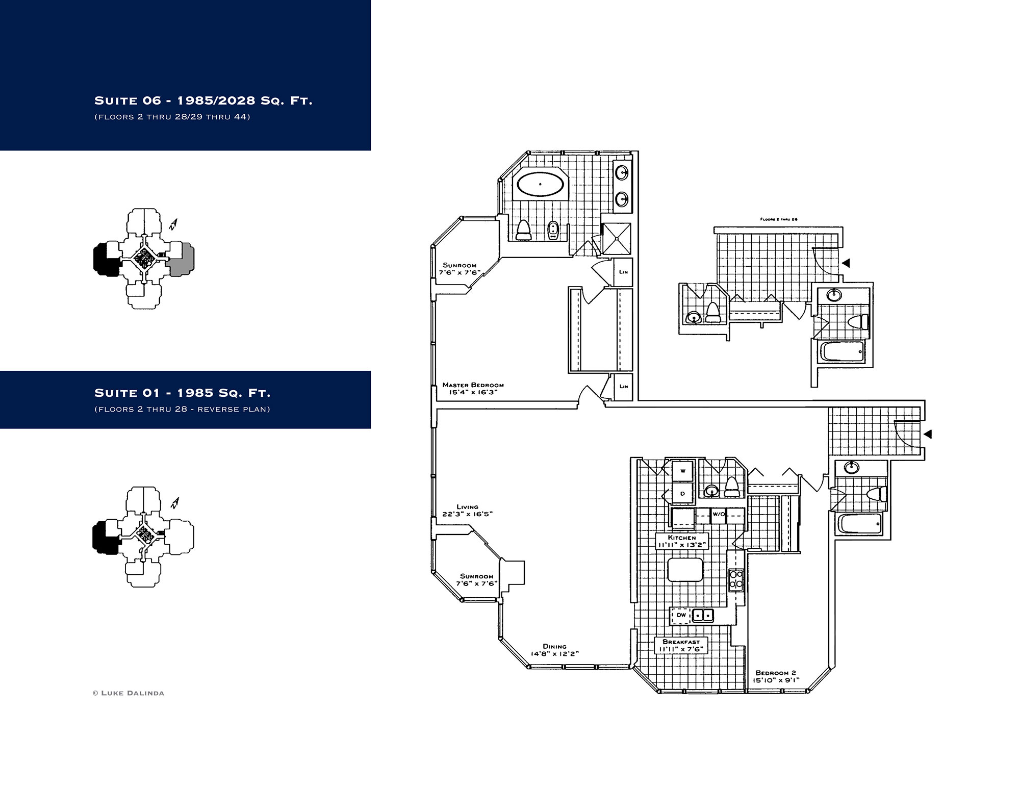 Palace Place Suite 4006 Floor Plan