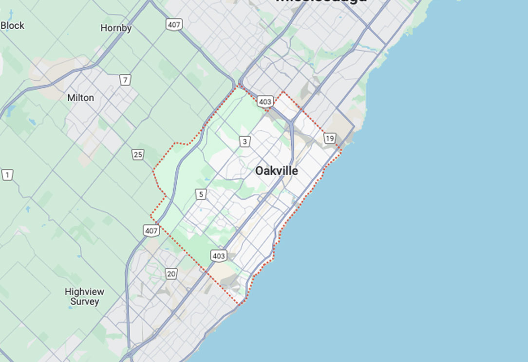 Oakville Map